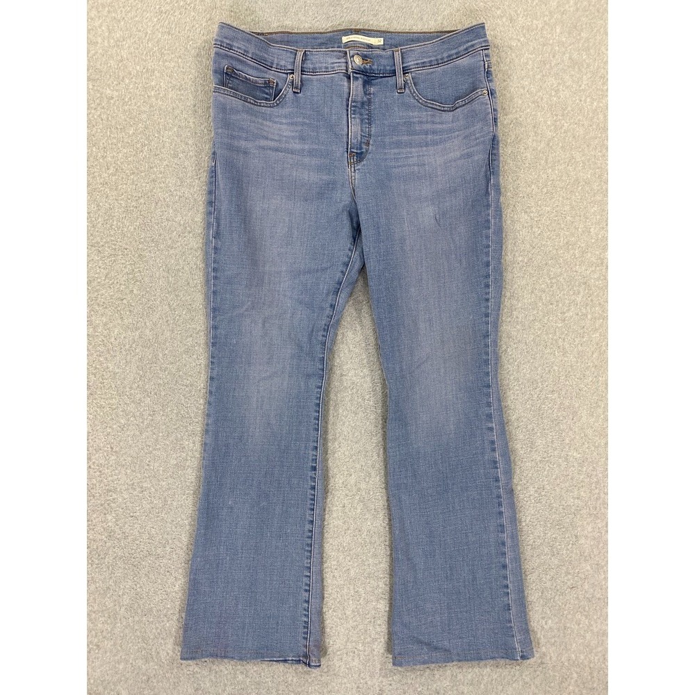Levi's 315 Shaping‎ Bootcut Jeans Women Size 32 Blue Light Denim Stretch Cowgirl